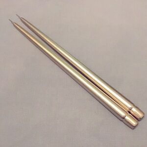 NWOT Metal Lucite Candles